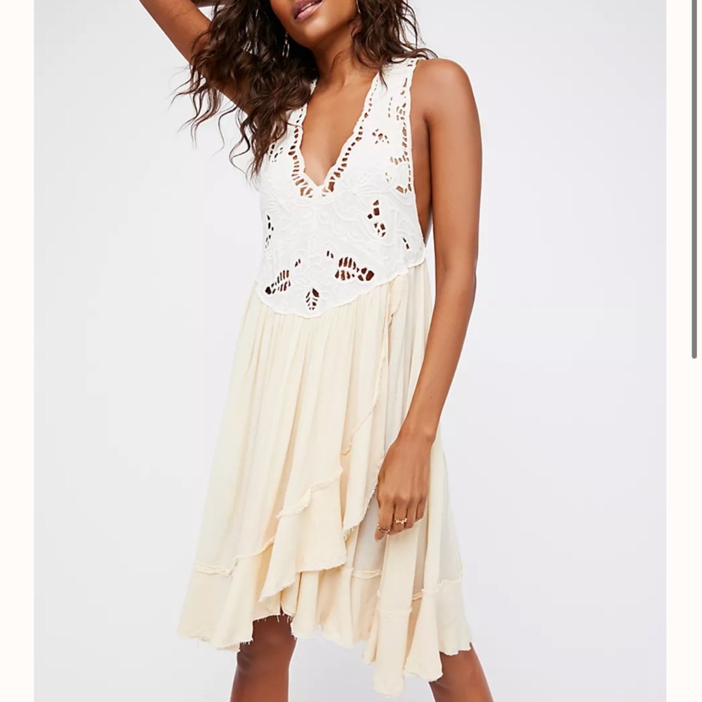Free People kissed by the waves mini dress